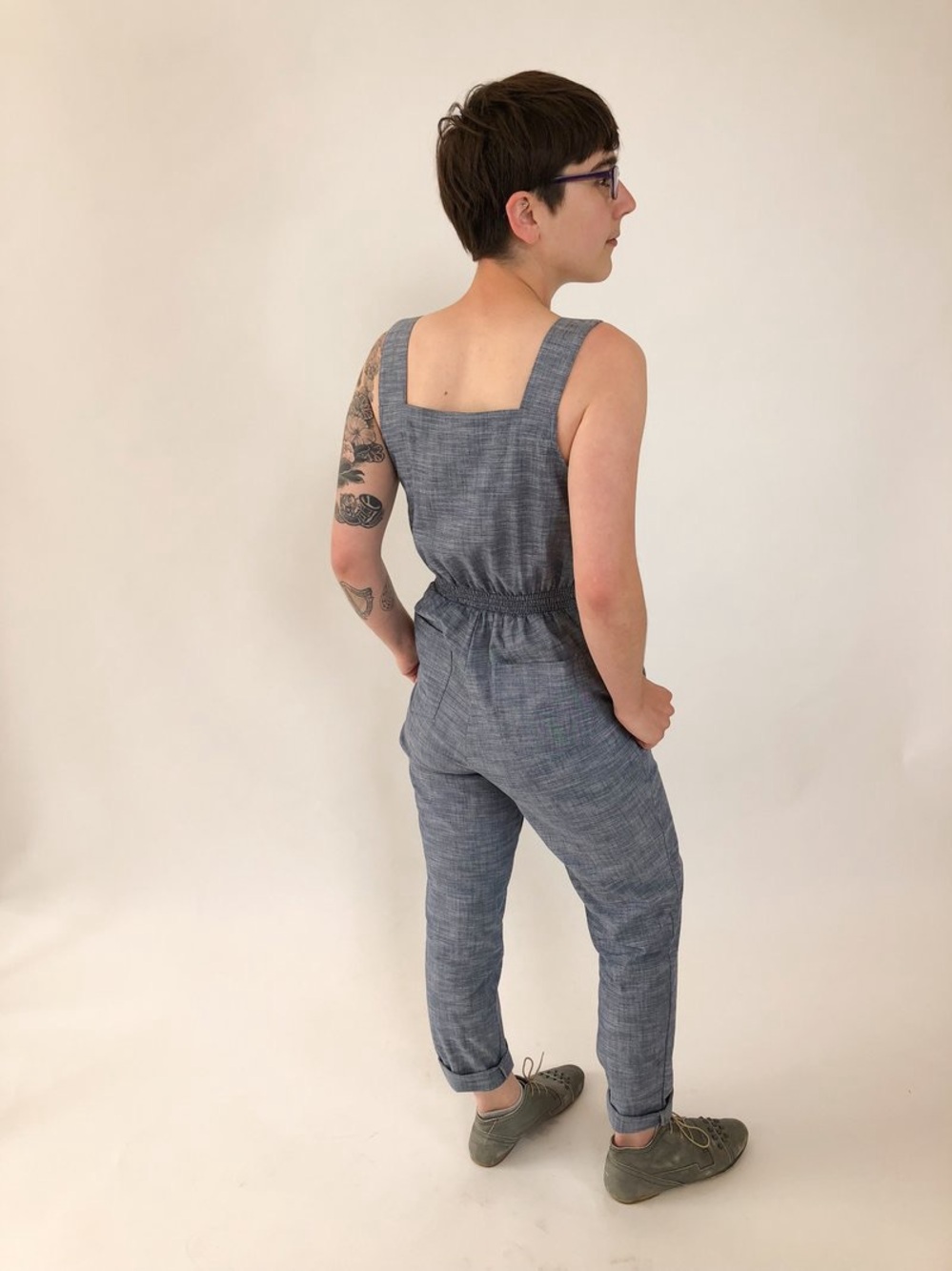 Nooworks Black Button-Strap Overalls - Picture 7 of 7